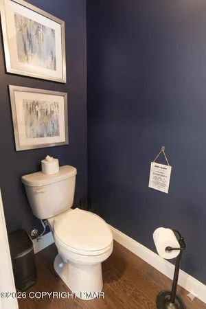 a white toilet sitting next to a bathroom sink