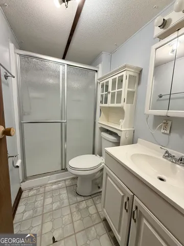 an empty room with an entryway