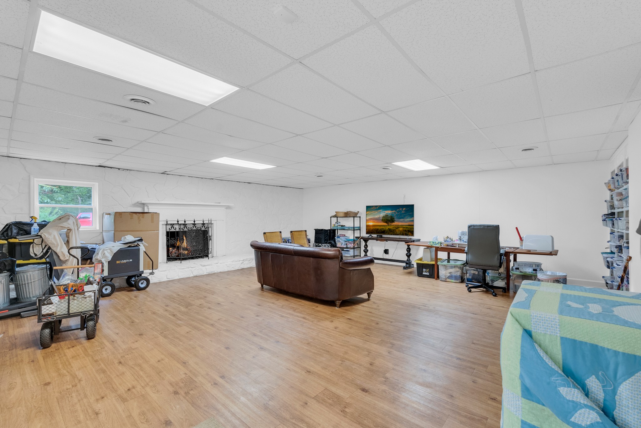 1389 Coconut Ridge Road Smithville, TN 37166 - Photo 28 of 39 a living room with furniture and a wooden floor