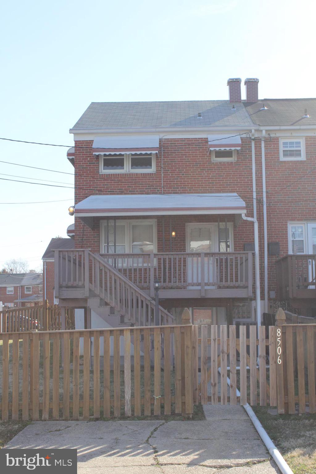 8506 Kings Ridge Road Baltimore, MD 21234 - Photo 23 of 29 Rear of House w/Parking Pad