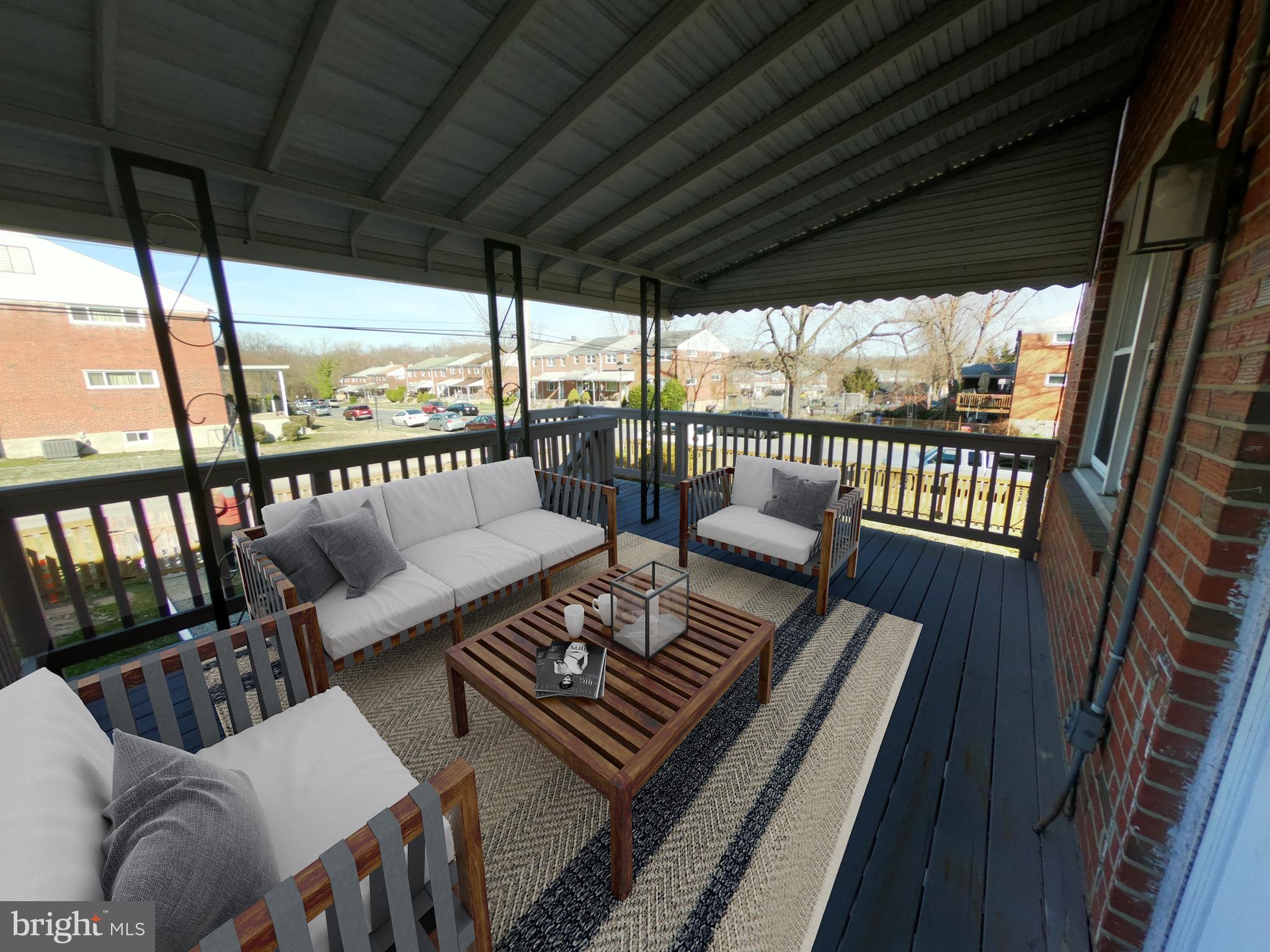 8506 Kings Ridge Road Baltimore, MD 21234 - Photo 5 of 29 Spacious Covered Deck off Kitchen