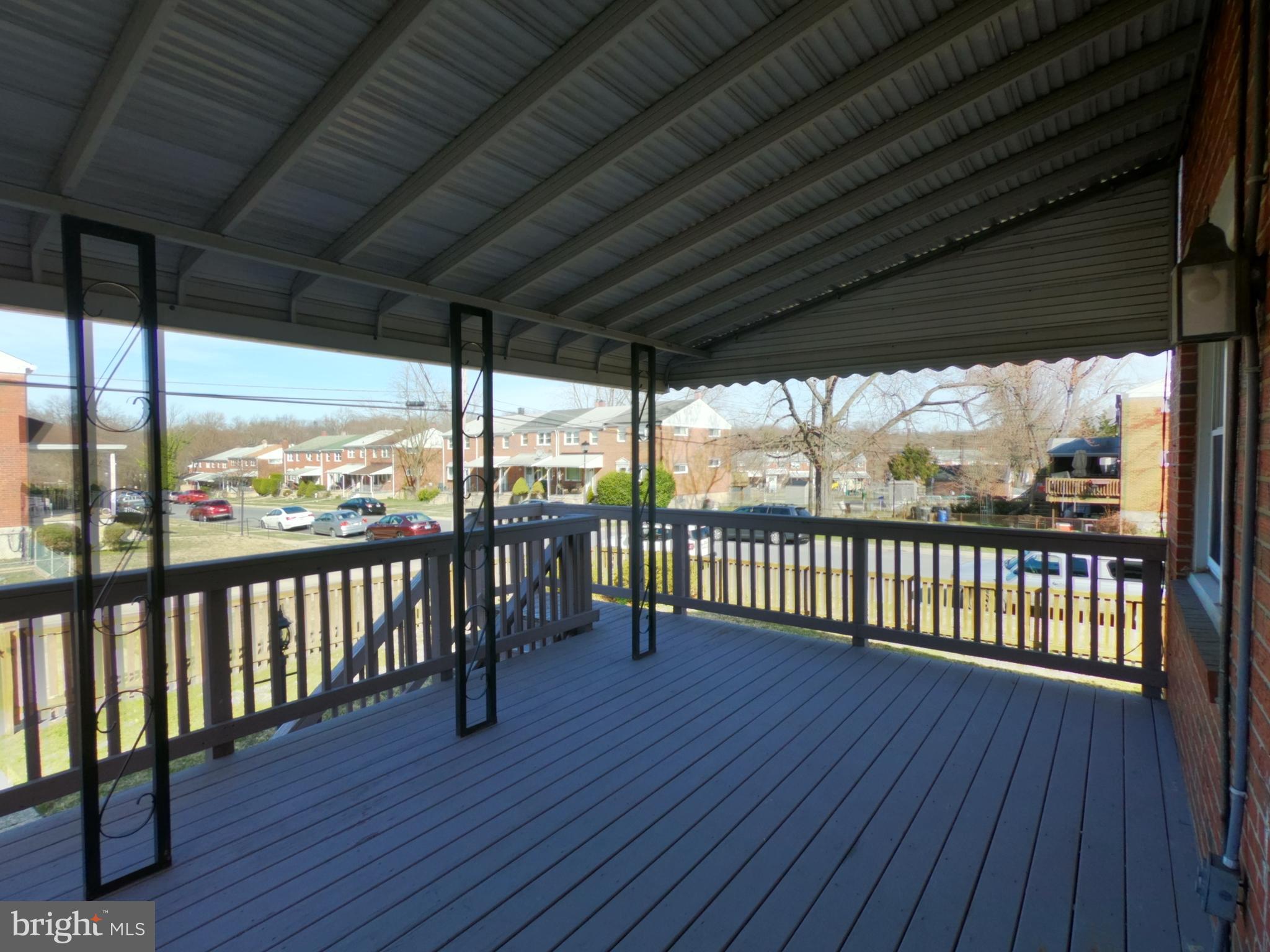 8506 Kings Ridge Road Baltimore, MD 21234 - Photo 6 of 29 Deck has Stairs to Fenced Back Yard