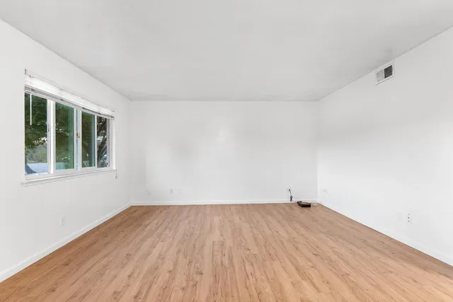wooden floor in a room