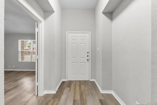 wooden floor in a gallery