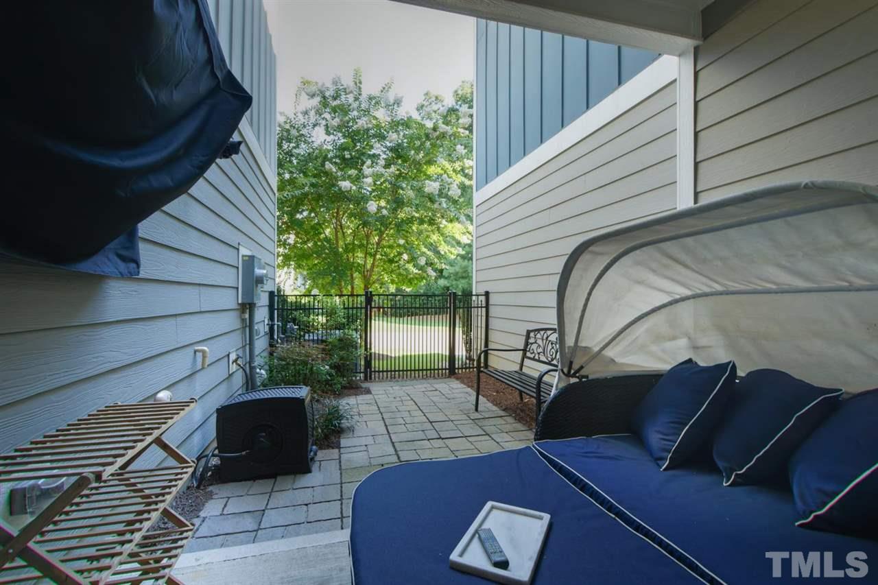 708 Fallon Grove Way Raleigh, NC 27608 - Photo 27 of 30 a view of backyard with seating space