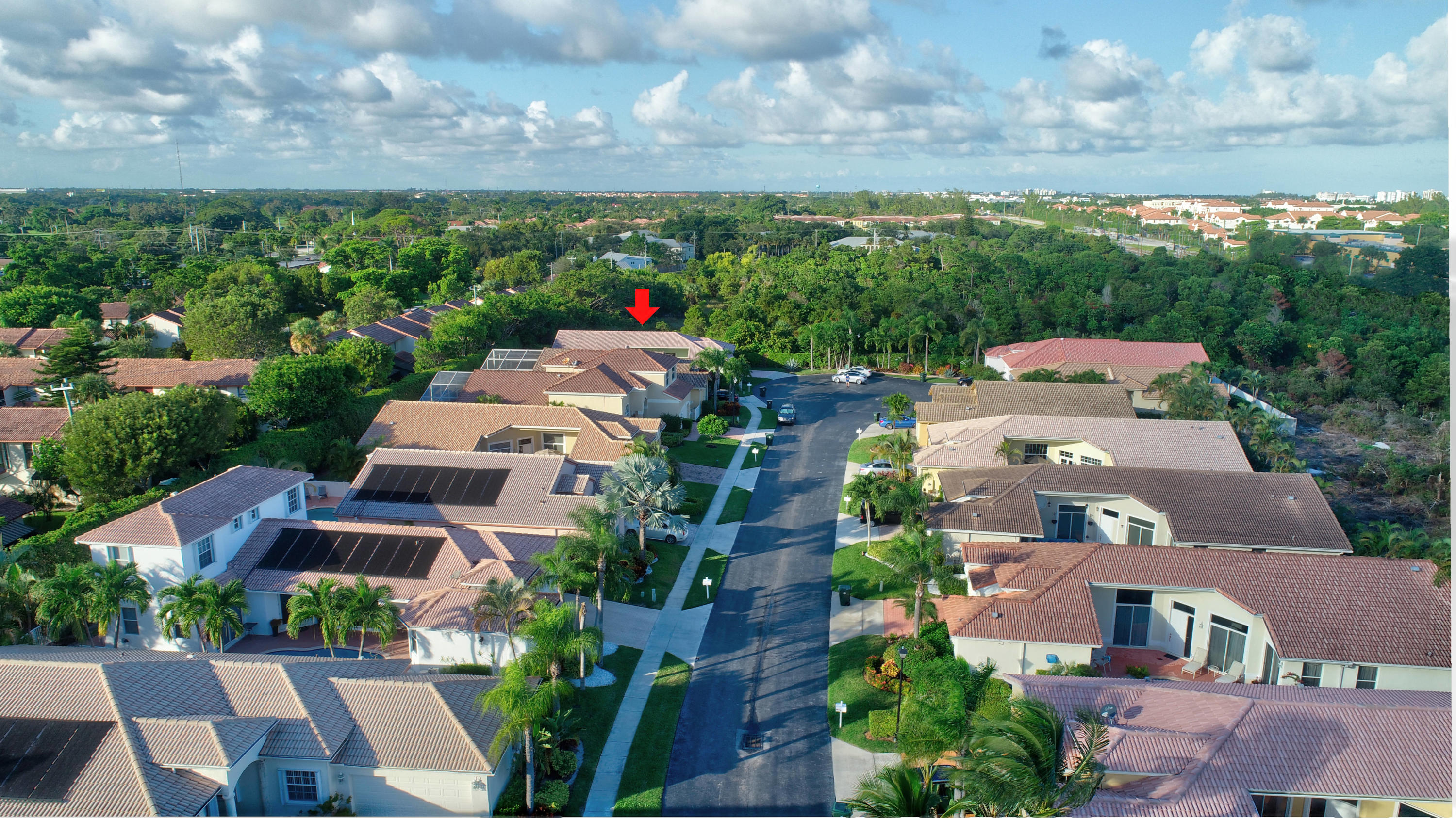 7201 Northwest Turtle Walk Boca Raton, FL 33487 - Photo 38 of 39 Aerial of block