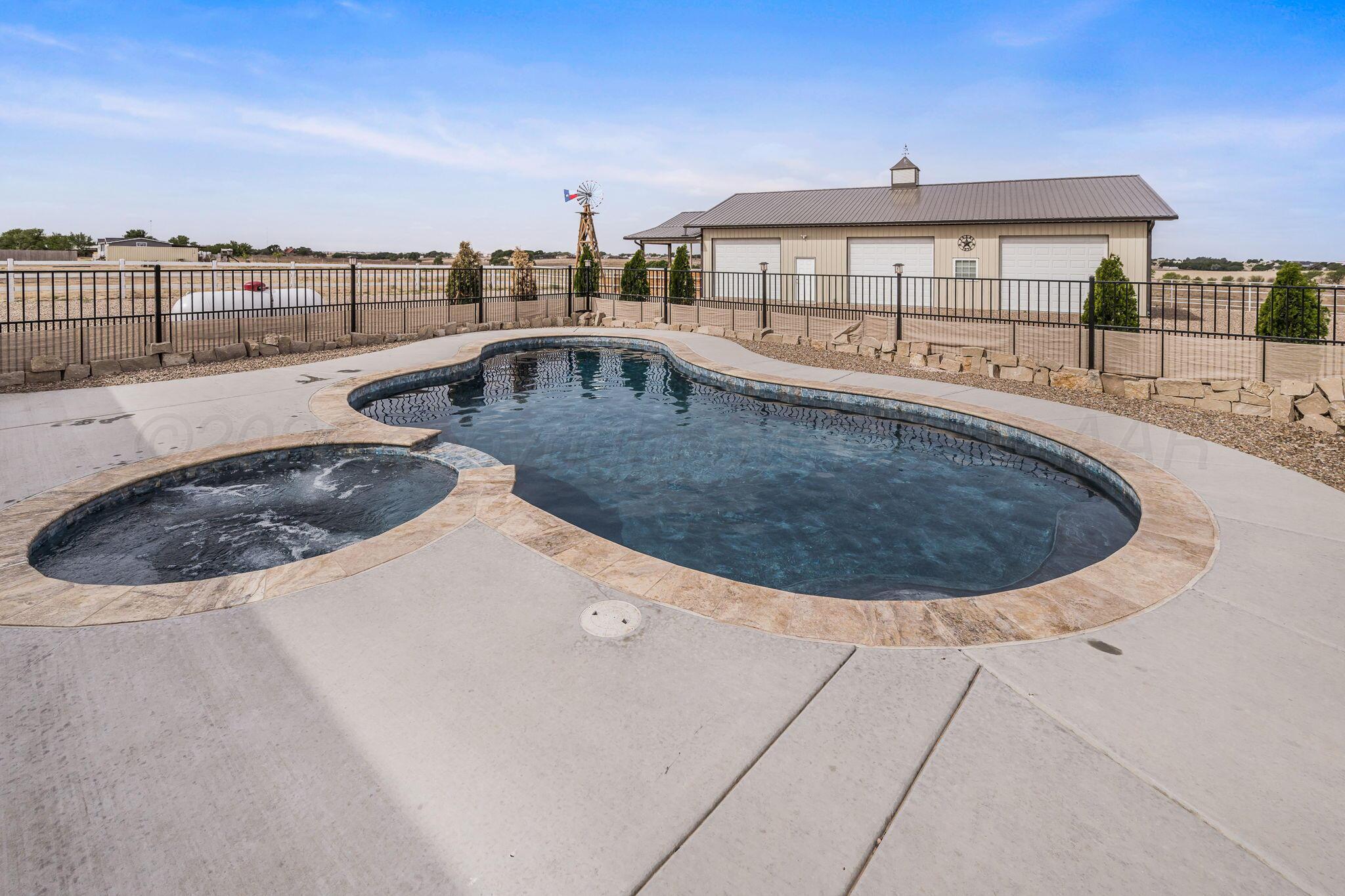 26150 Newton Road Canyon, TX 79015 - Photo 29 of 43 swimming pool view from a balcony