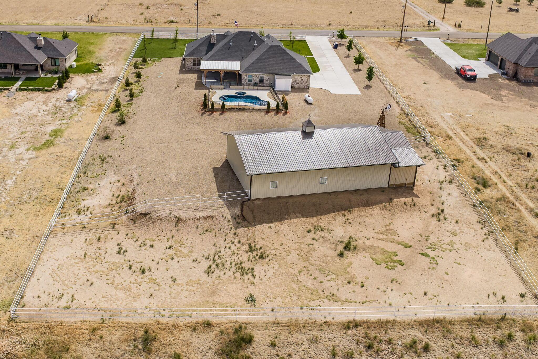 26150 Newton Road Canyon, TX 79015 - Photo 41 of 43 a view of a backyard of the house