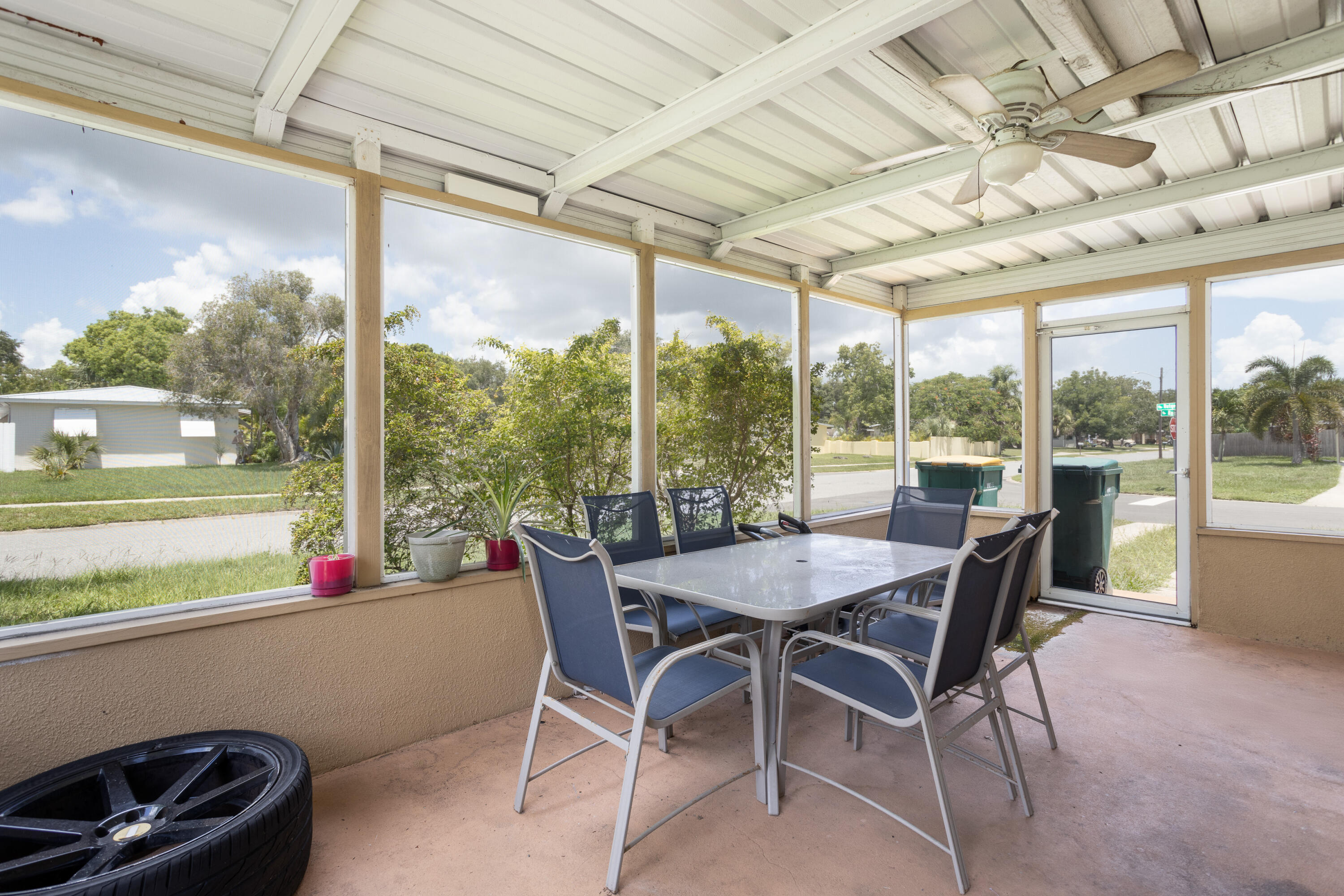 319 West Rutgers Street Melbourne, FL 32901 - Photo 16 of 19 a view of a dining room with furniture window and outside view