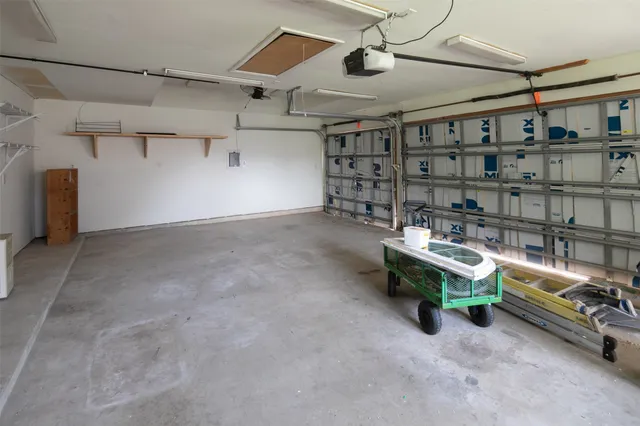 a reading room with furniture