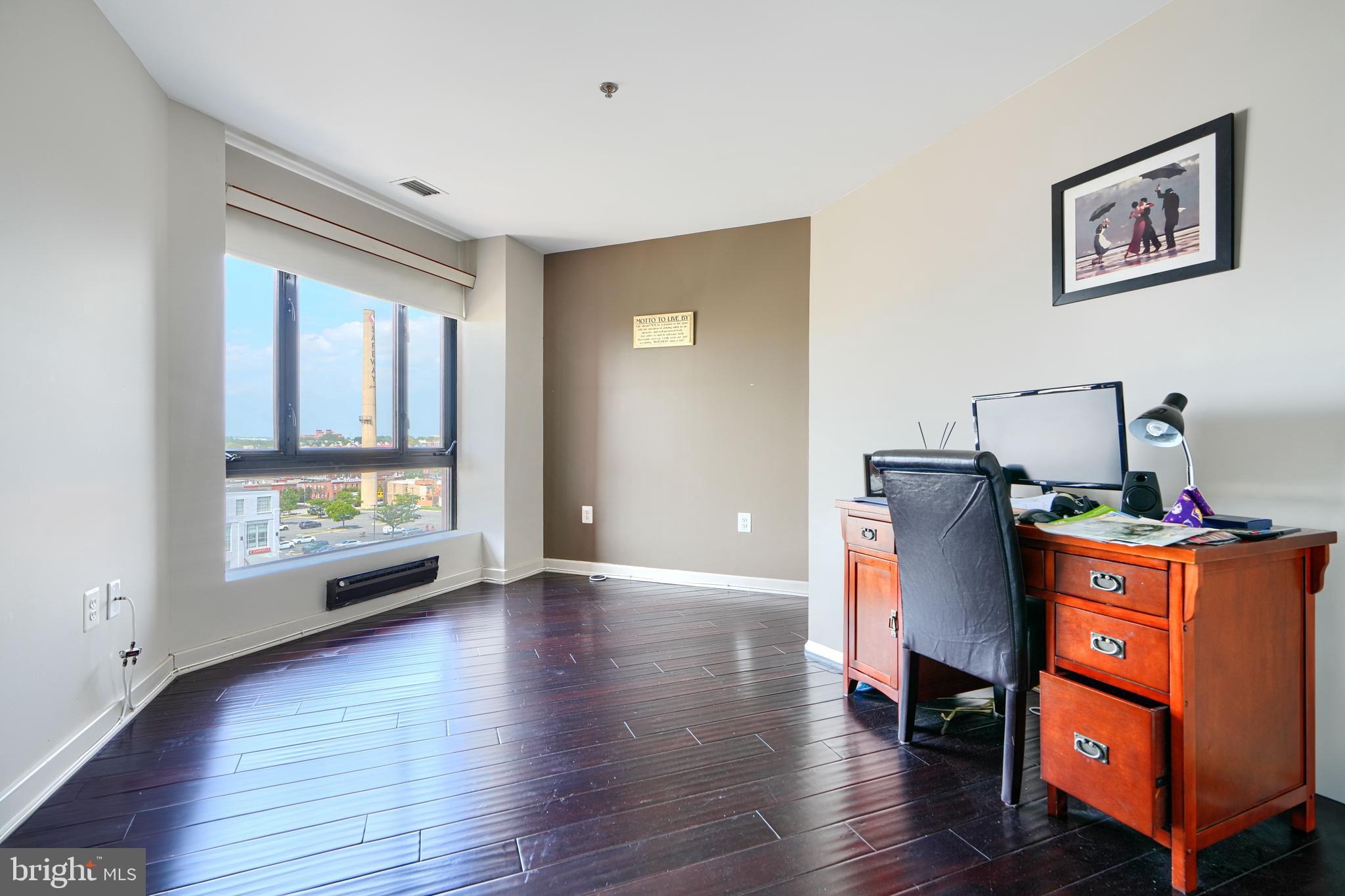 2515 Boston Street, Unit 706 Baltimore, MD 21224 - Photo 10 of 21 a workspace with furniture and window