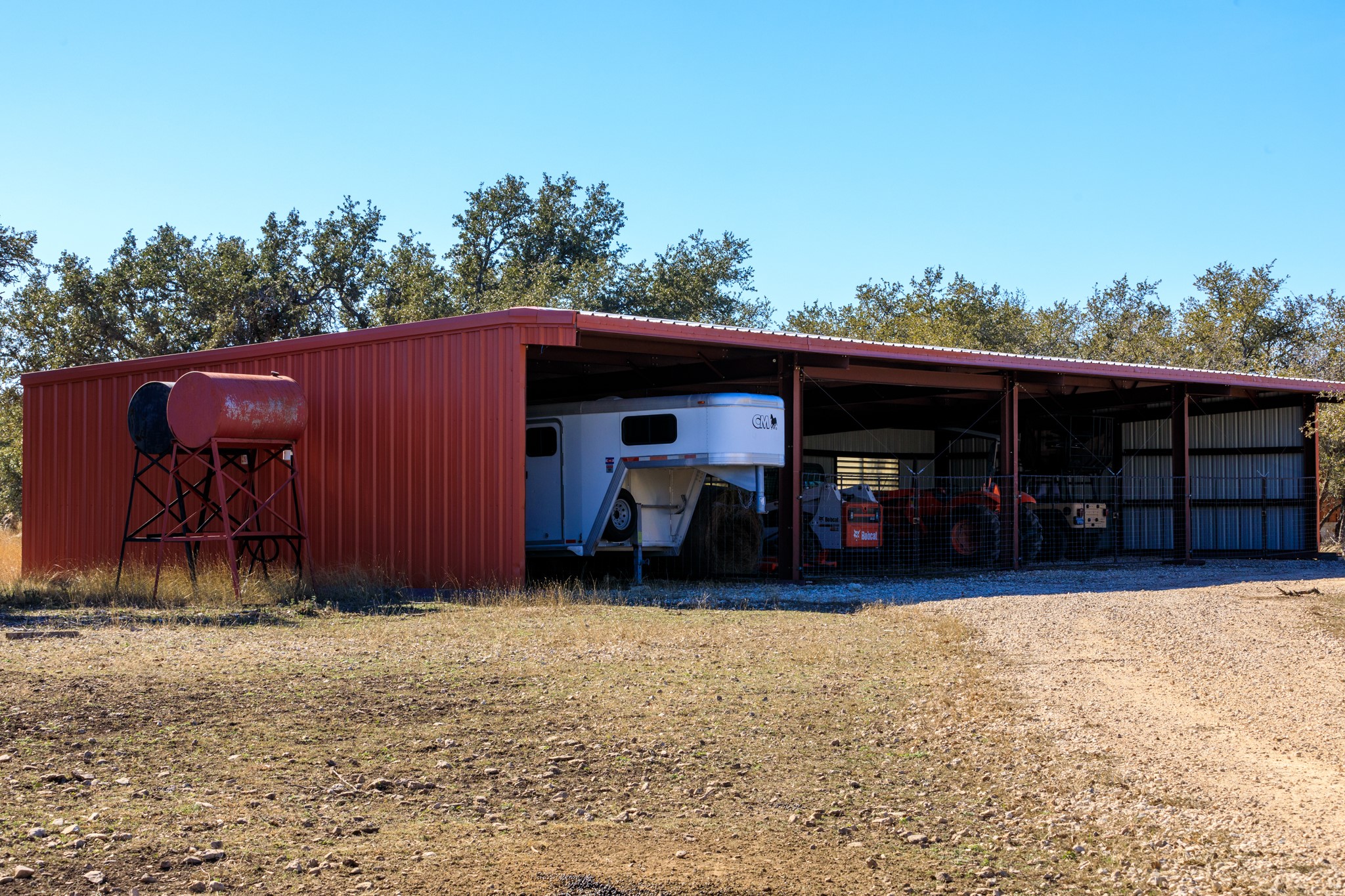 3691 K2 Road Leakey, TX 78873 - Photo 19 of 34 a view of a backyard