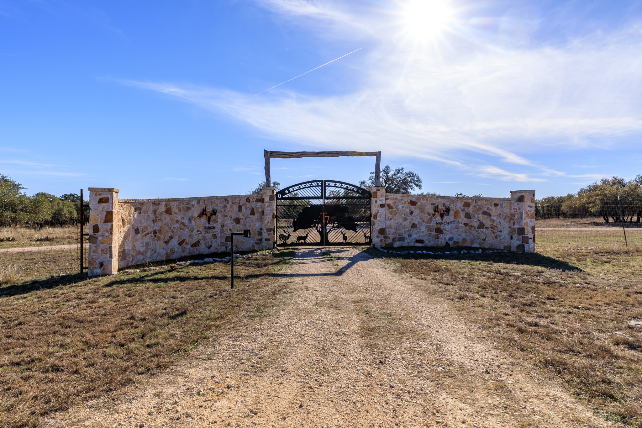 3691 K2 Road Leakey, TX 78873 - Photo 2 of 34 a view of a backyard with sitting area