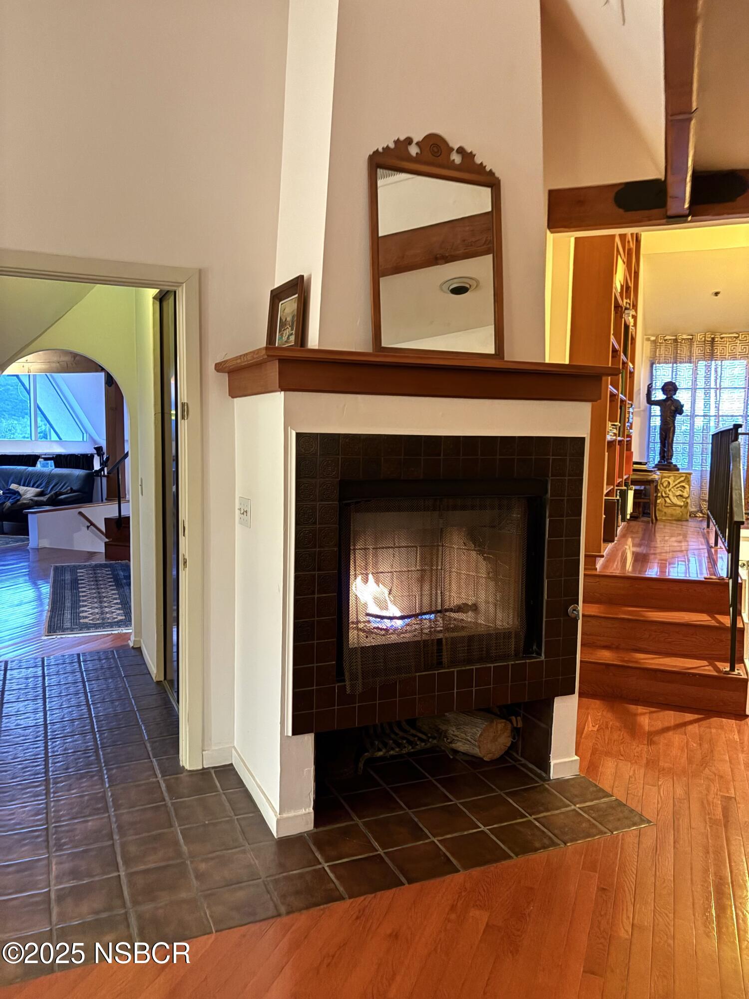 437 2nd Street Solvang, CA 93463 - Photo 32 of 39 a living room with furniture and a fireplace