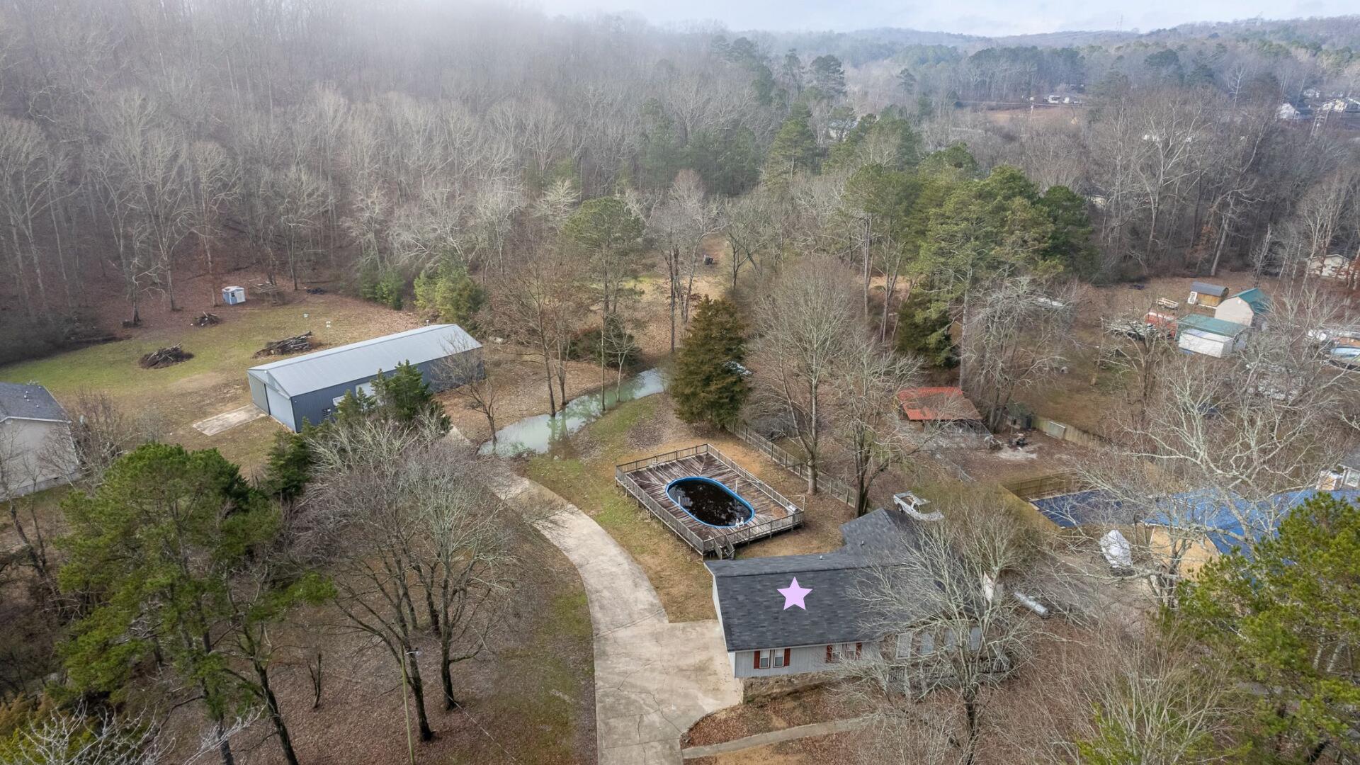 7234 Banther Road Harrison, TN 37341 - Photo 35 of 35 Winter view of property