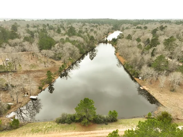 a view of lake and mountain