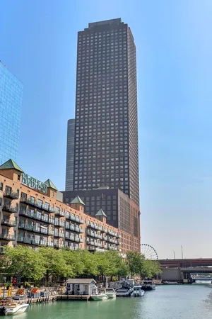 a front view of a building