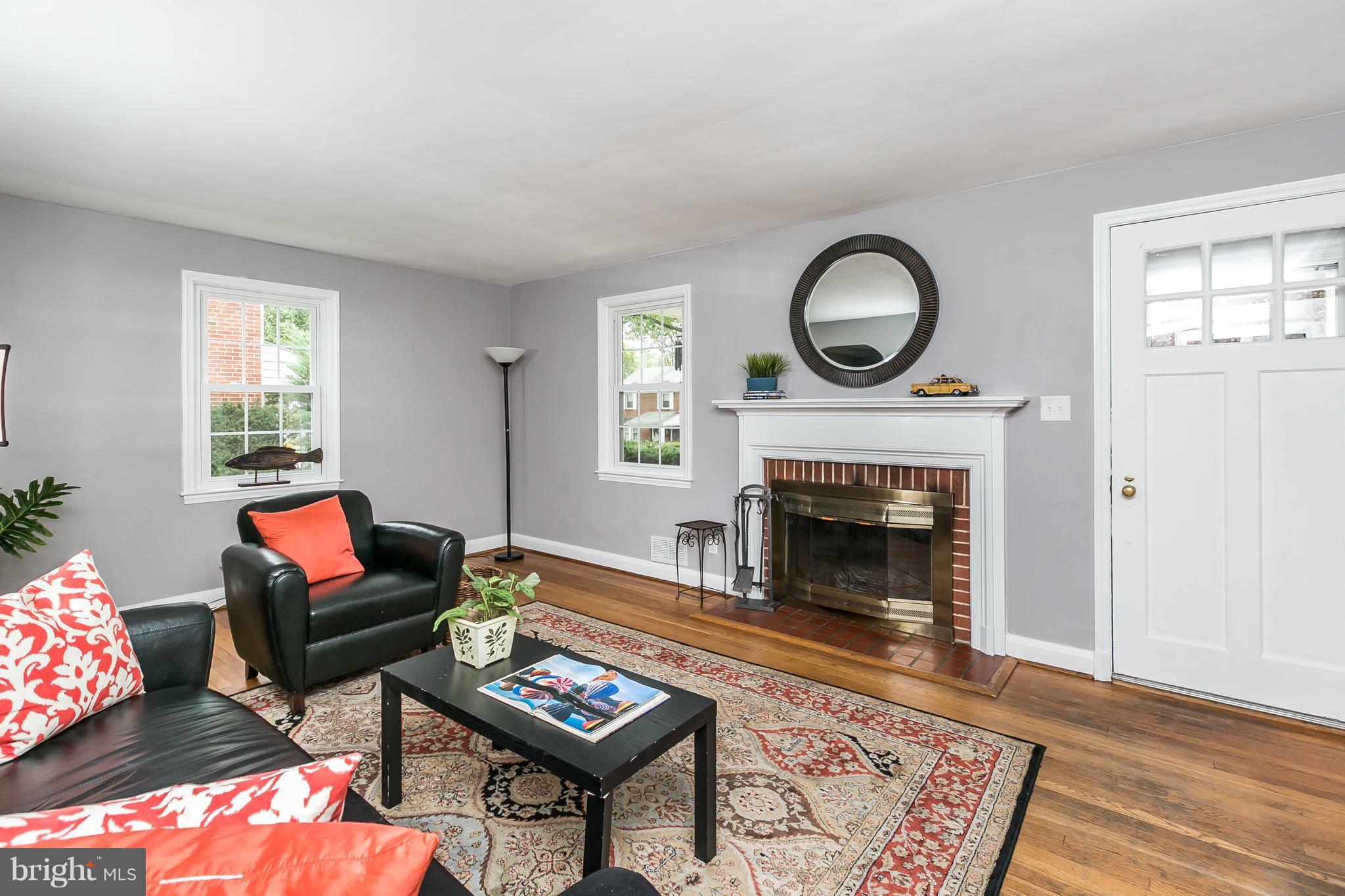 40 Dunvegan Road Baltimore, MD 21228 - Photo 6 of 26 Lovely mantle & wood burning fireplace