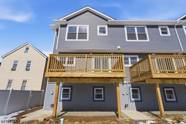 a front view of a house with balcony