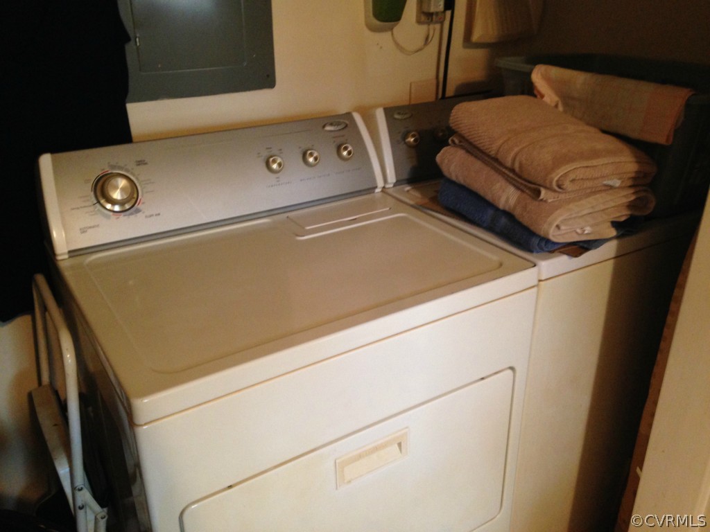 16131 Sandwave Road Chester, VA 23831 - Photo 9 of 24 a utility room with dryer and washer