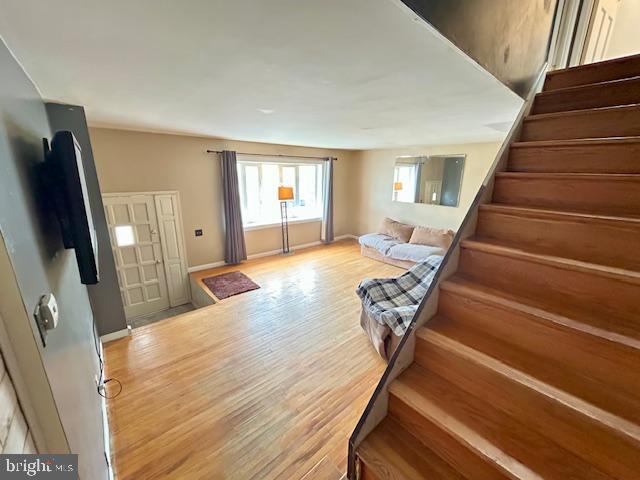 12405 Sweet Briar Road Philadelphia, PA 19154 - Photo 11 of 28 a view of an entryway with wooden floor and a livingroom view