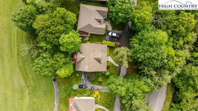 a view of a lake with a city