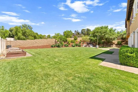 a view of an outdoor space and yard