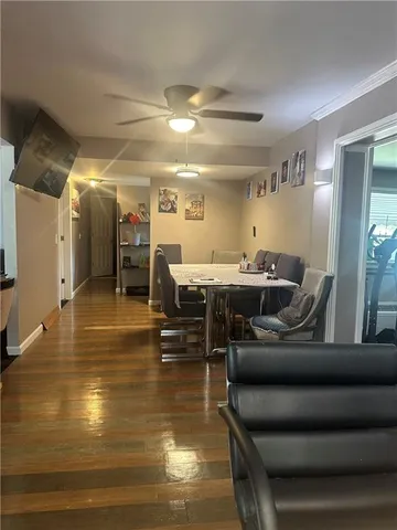 a bedroom with a bed and a walk in closet