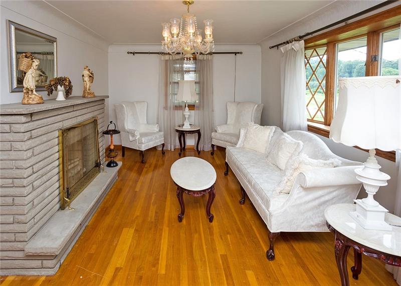 108 Warren Street Perryopolis, PA 15473 - Photo 4 of 20 Living Room with fireplace