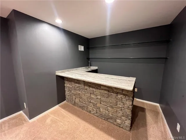 a close view of sink