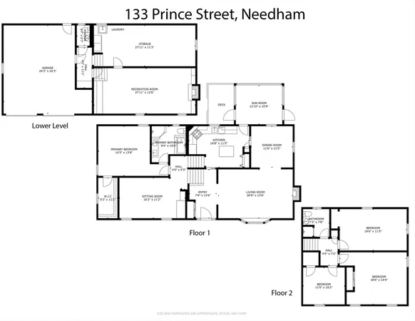$1,495,000 | 133 Prince Street, Needham, MA 02492