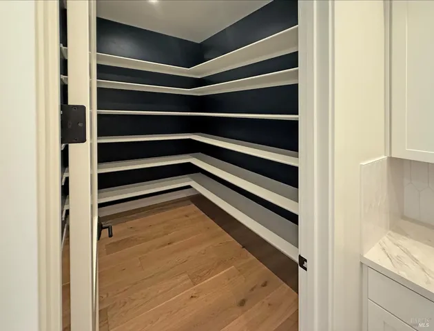 a view of closet area