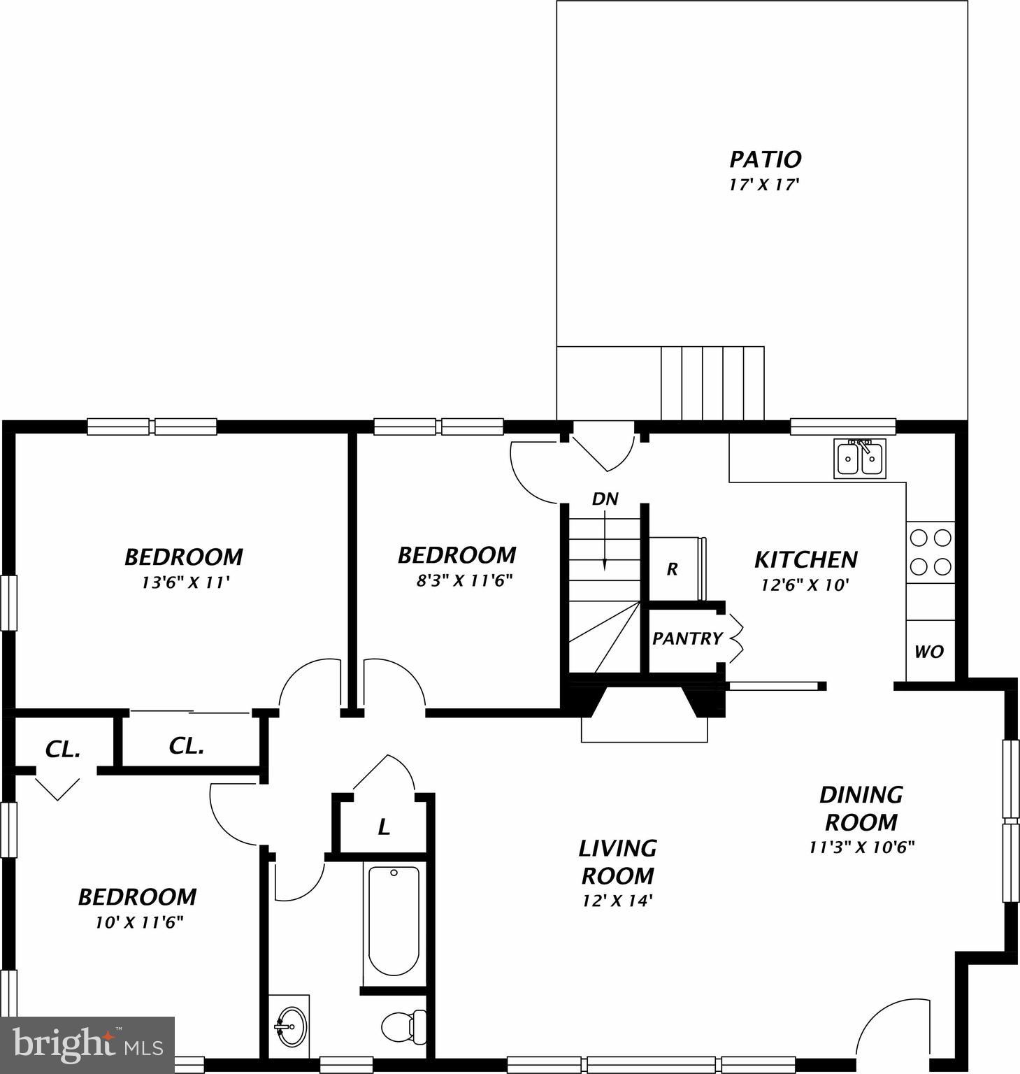 8127 Bainbridge Road Alexandria, VA 22308 - Photo 36 of 37 Floor Plan - Main Level