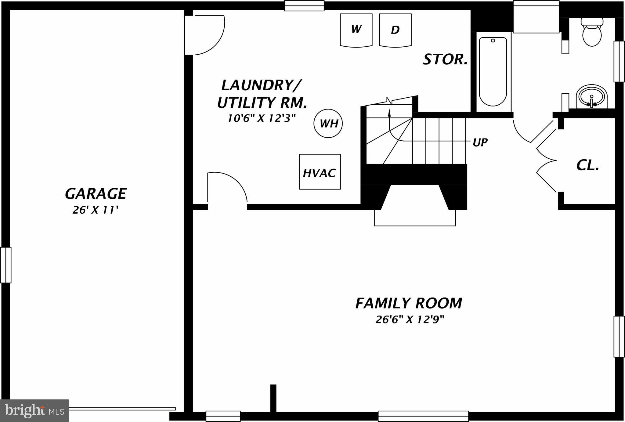 8127 Bainbridge Road Alexandria, VA 22308 - Photo 37 of 37 Floor Plan - Lower Level