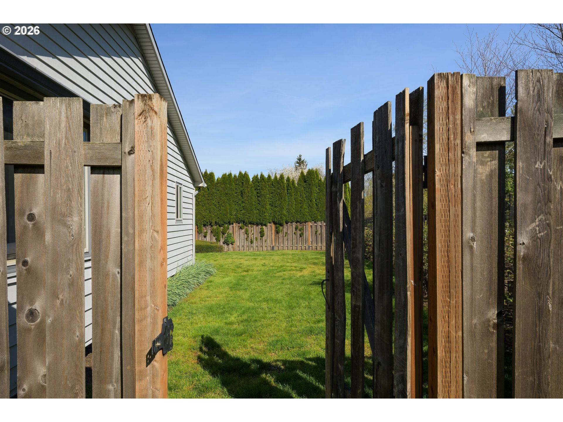9630 Southwest Robbins Drive Beaverton, OR 97008 - Photo 29 of 35 a view of a back yard from a house