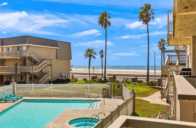 a view of ocean with large space