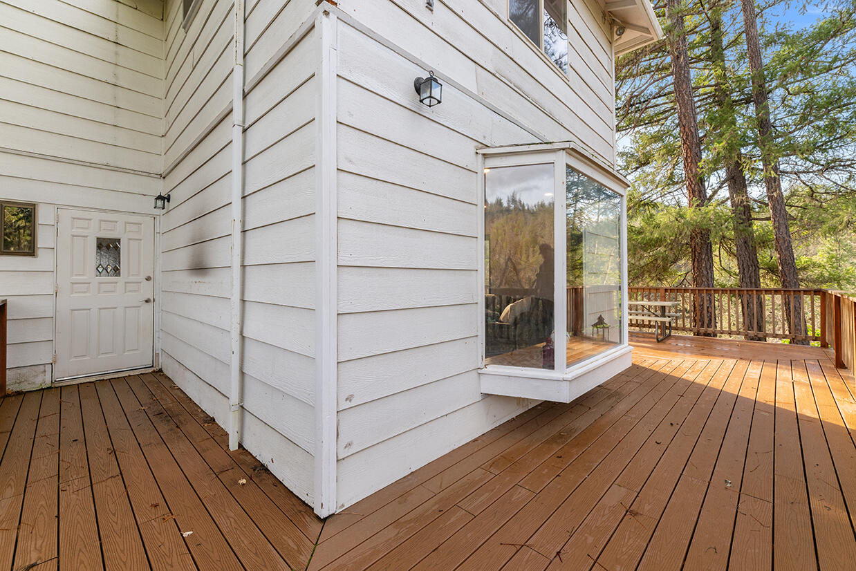 2900 Indian Creek Road Shady Cove, OR 97539 - Photo 31 of 35 a view of a wooden deck