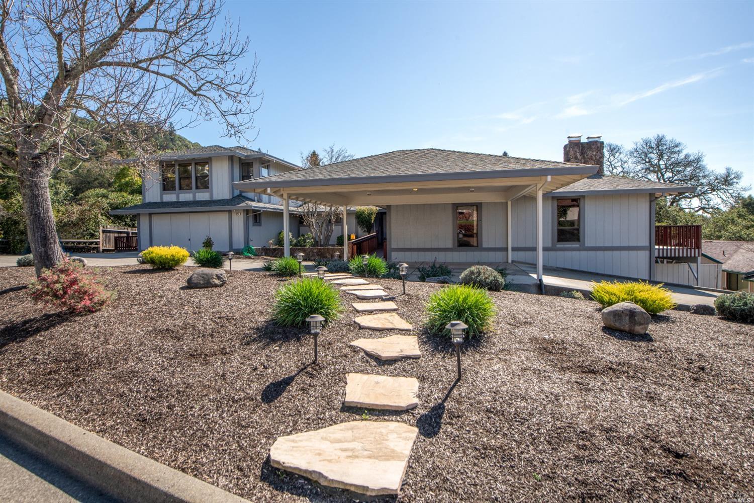 5244 Beaumont Way Santa Rosa, CA 95409 - Photo 1 of 1 a view of a house with backyard and porch