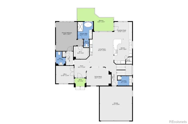 a picture of floor plan