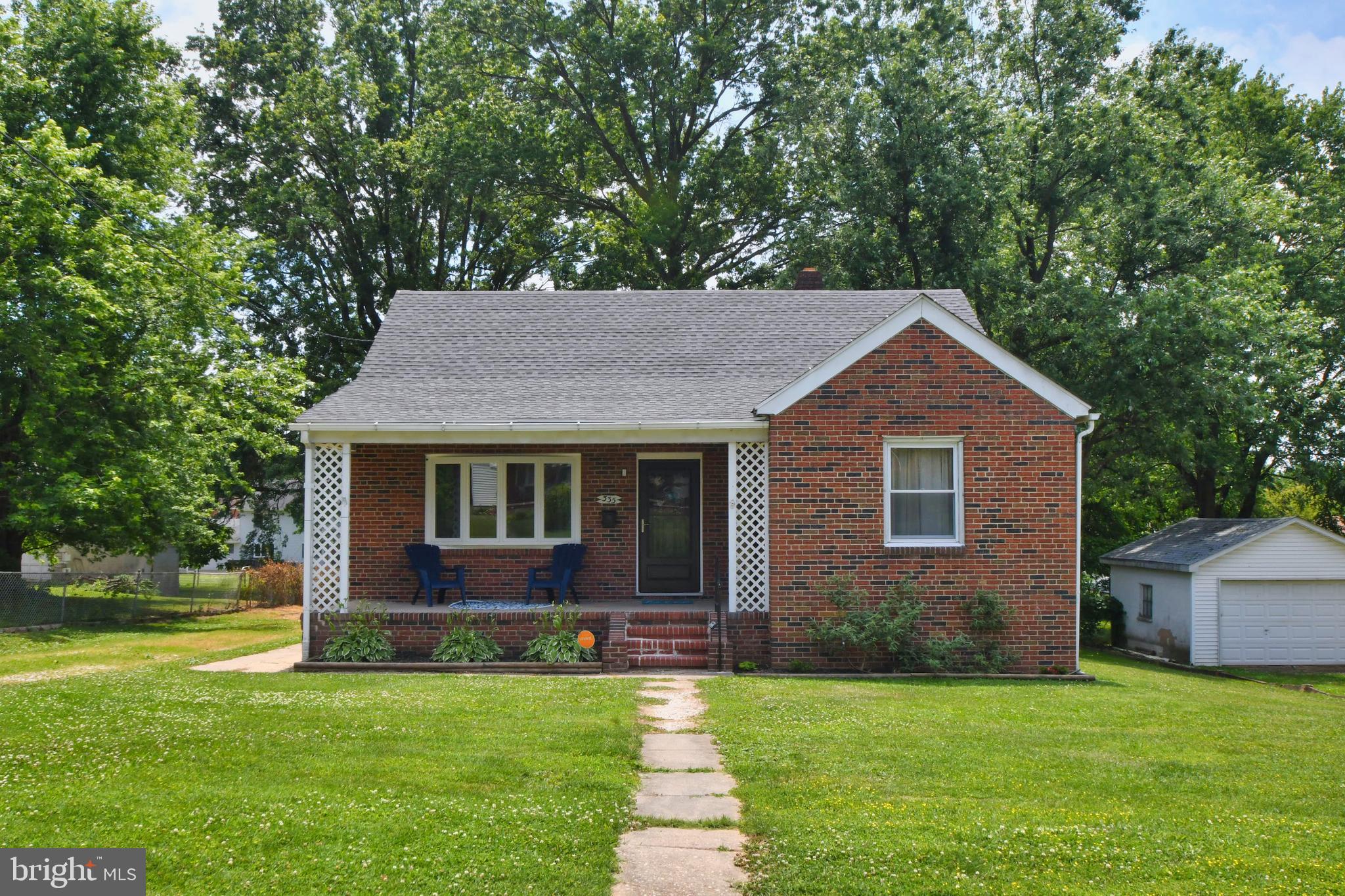 Brick Cape Cod-Welcoming Front Porch