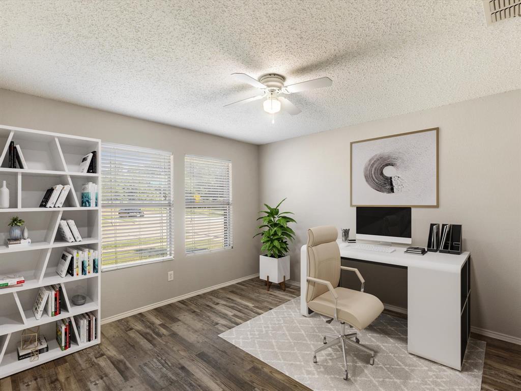 8212 Canoe Ridge Lane Denton, TX 76210 - Photo 3 of 40 Bedroom virtually staged as office