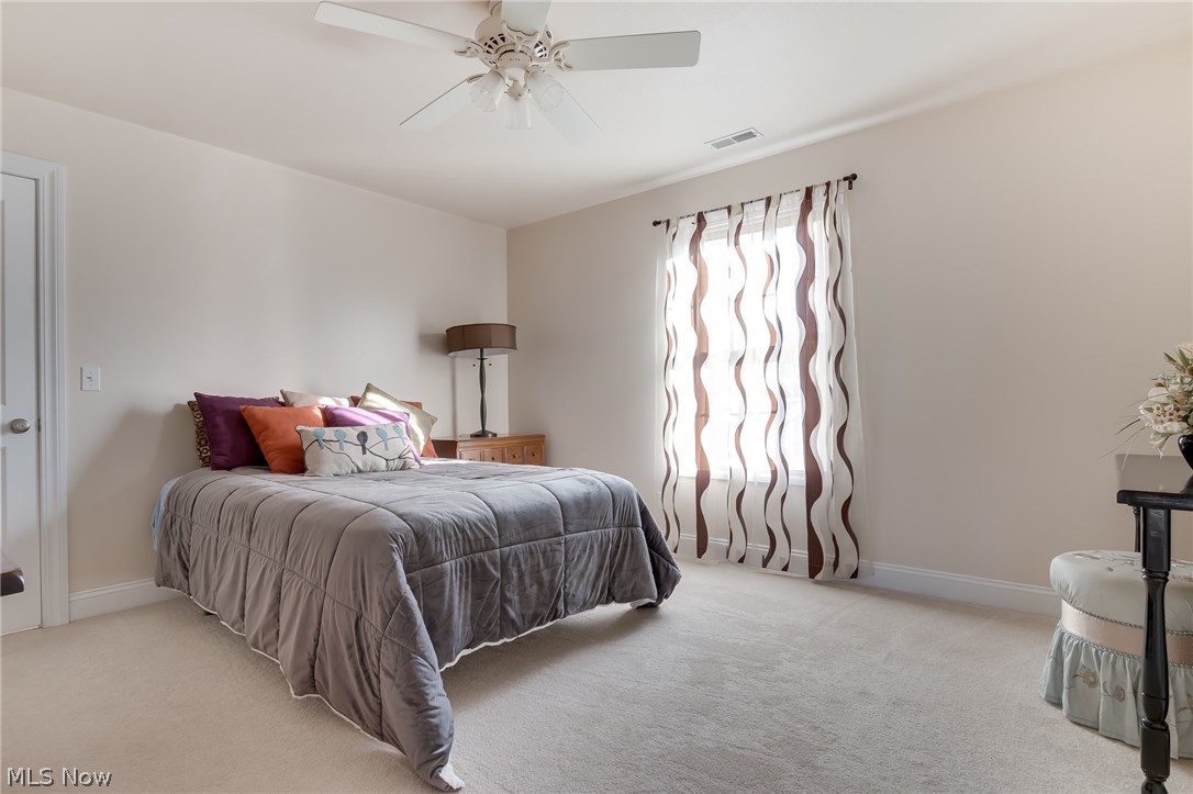 11516 Girdled Road Painesville, OH 44077 - Photo 16 of 24 Spacious bedroom with walk-in closet and adjoining full bath.