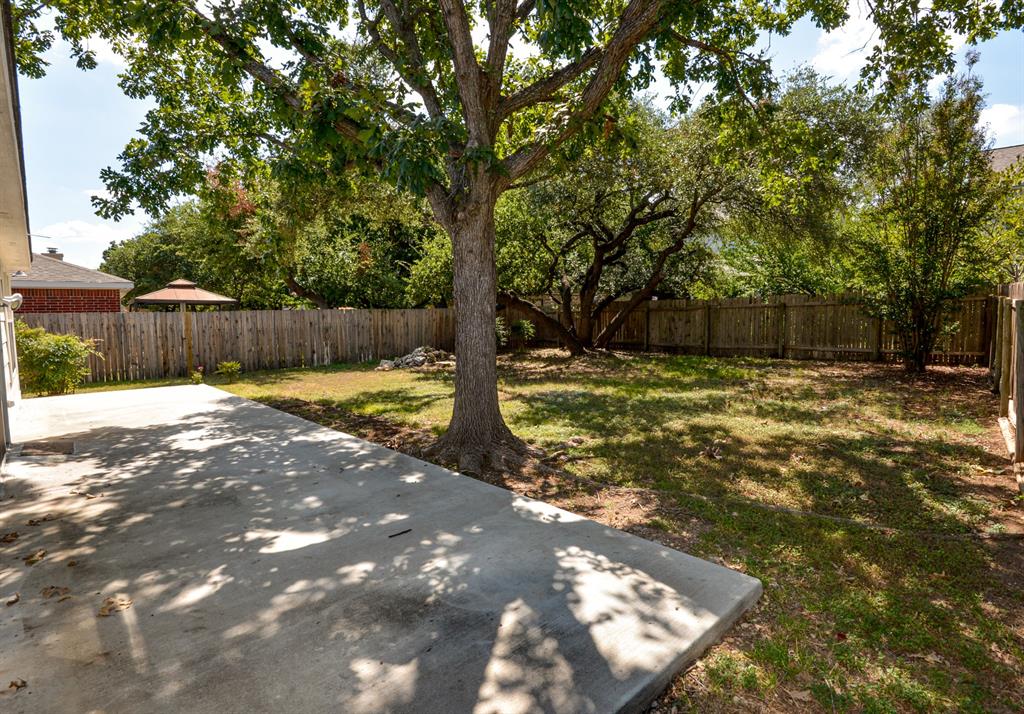 2109 Kimra Lane Cedar Park, TX 78613 - Photo 3 of 31 Fenced backyard with a patio area