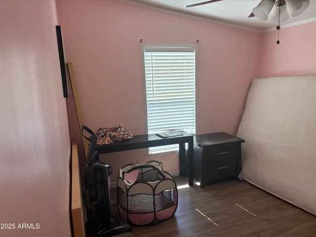 a room with furniture and a window