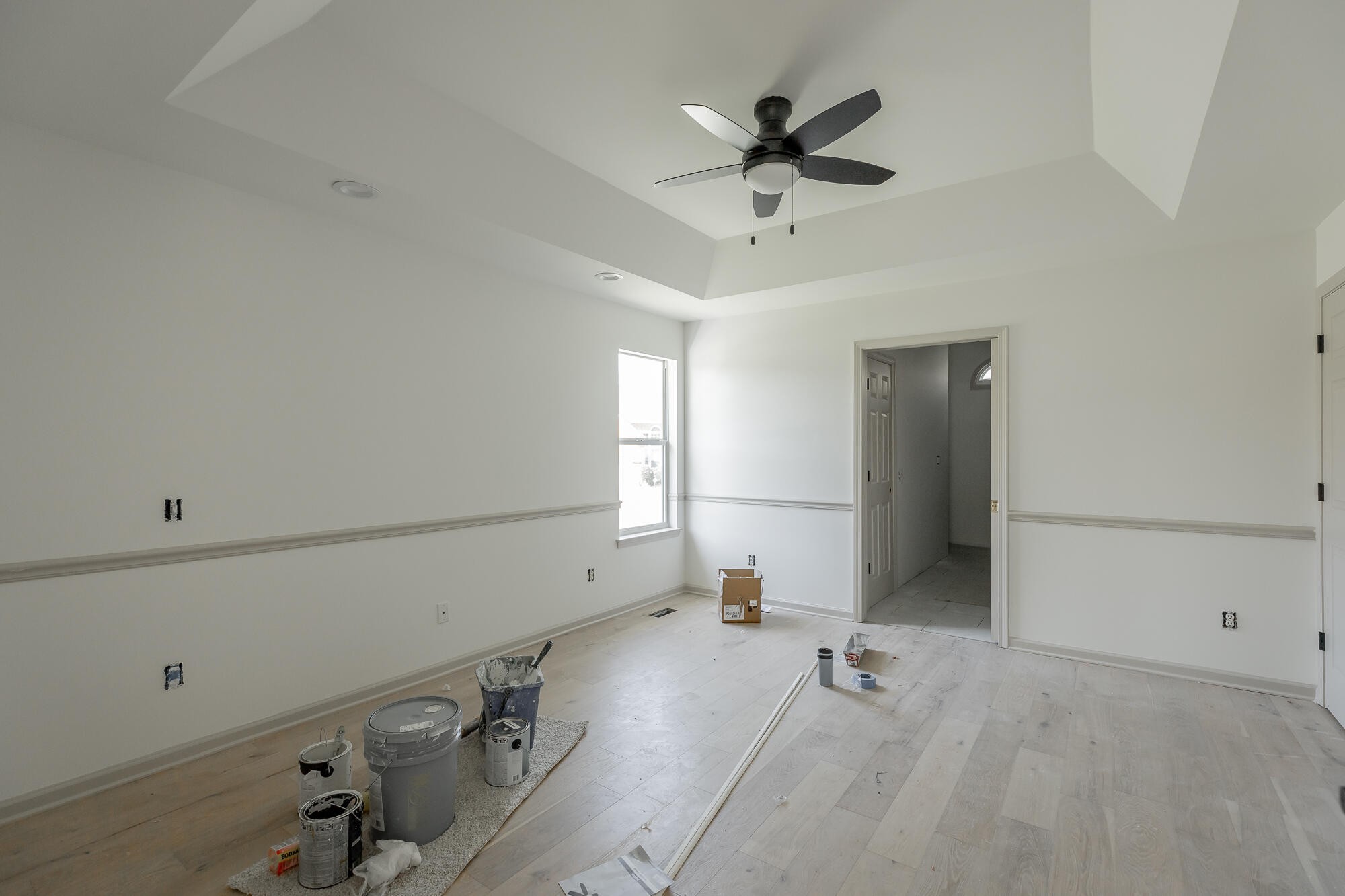 1618 Gunston Hall Road Hixson, TN 37343 - Photo 19 of 25 wooden floor in an empty room with a window