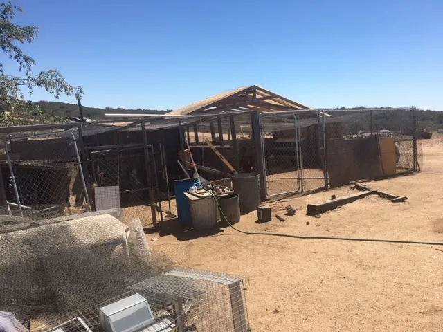 a view of a terrace with a bench