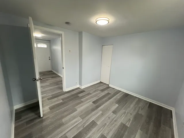 wooden floor in an empty room