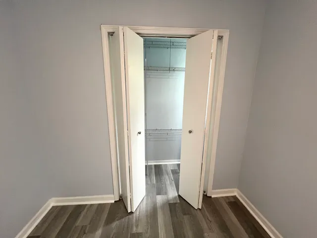wooden floor in an empty room