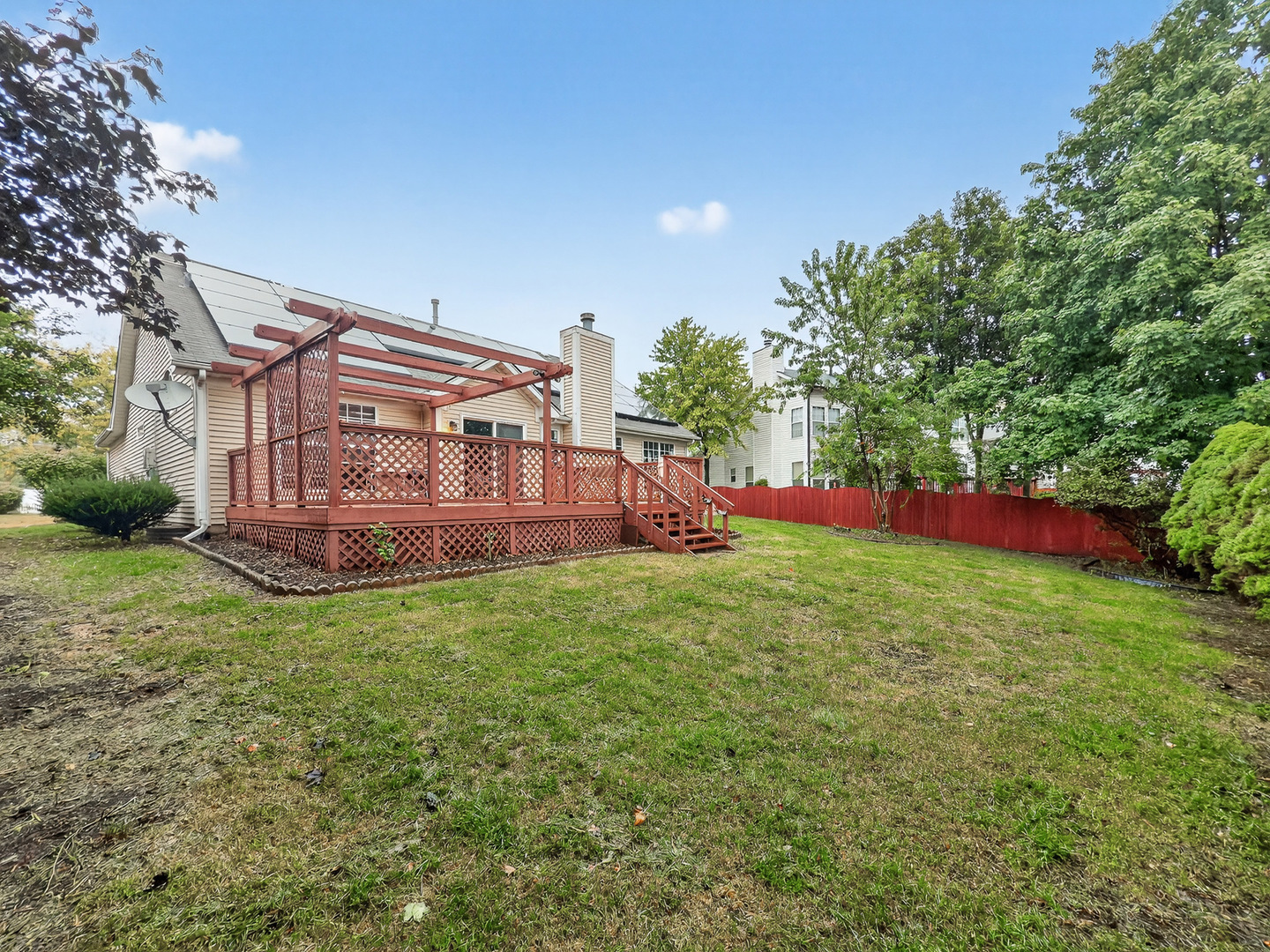 255 Braemar Bolingbrook, IL 60440 - Photo 34 of 36 a view of a house with a backyard and plants