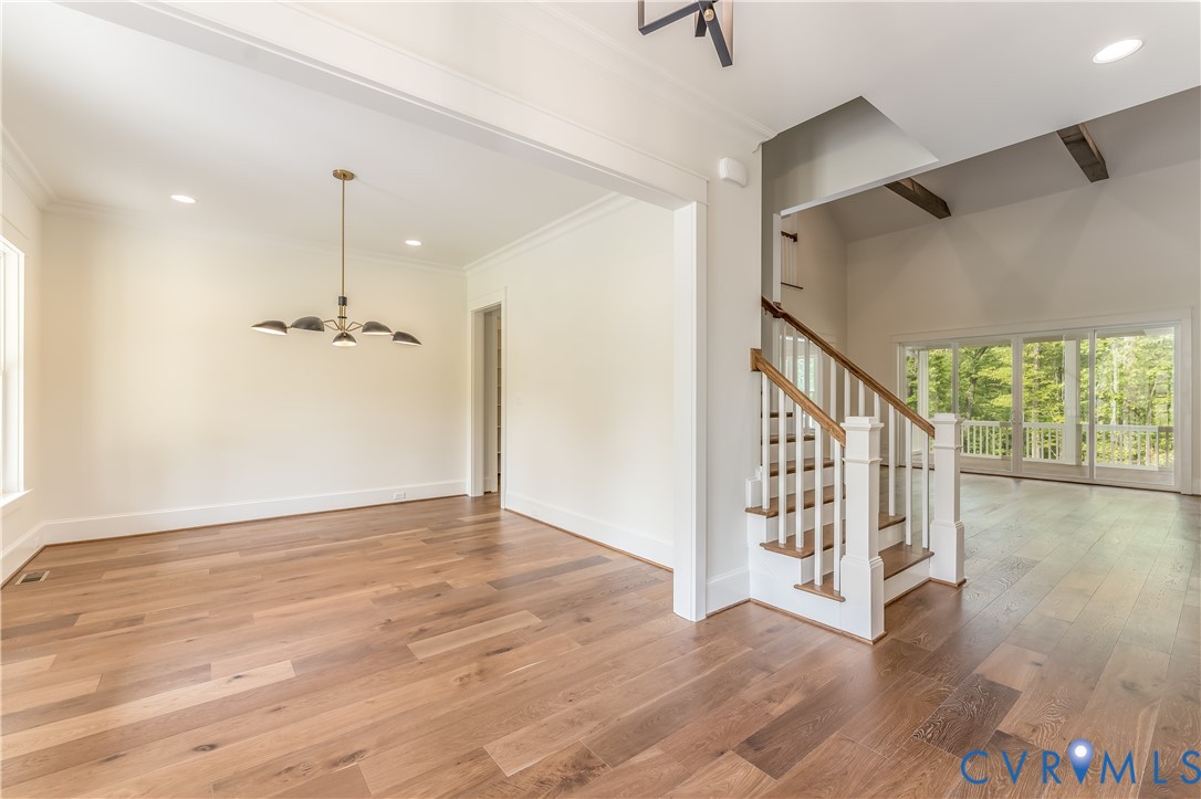 2707 North Otterdale Road Midlothian, VA 23113 - Photo 3 of 21 a view of an entryway with wooden floor